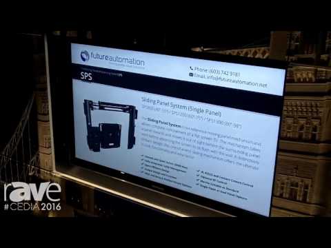 CEDIA 2016: Future Automation Shows the SPS800 Sliding Panel Mechanism for Concealing Displays
