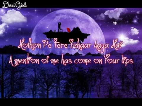 Aaj Phir Tumpe Pyaar Aaya Hai with English Translation