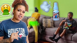 BEST FART SPRAY PRANK EVER ON MY EYELASH LADY 😂 (FUNNY VIDEO)