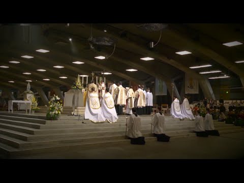 Messe du Christ Roi en la Basilique Saint Pie X LOURDES