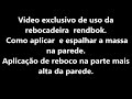 rebocar paredes