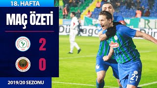 Özet Ç. Rizespor 2-0 Gençlerbirliği 18. Hafta - 201920
