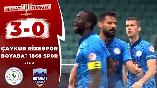 Çaykur Rizespor 3-0 Boyabat 1868 Spor Maç Özeti̇ Ziraat Türkiye Kupası 3.Tur Maçı 18.10.2022