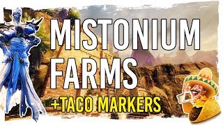 Guild Wars 2 - Mistonium Farming Options In Jahai Bluffs With Taco Markers