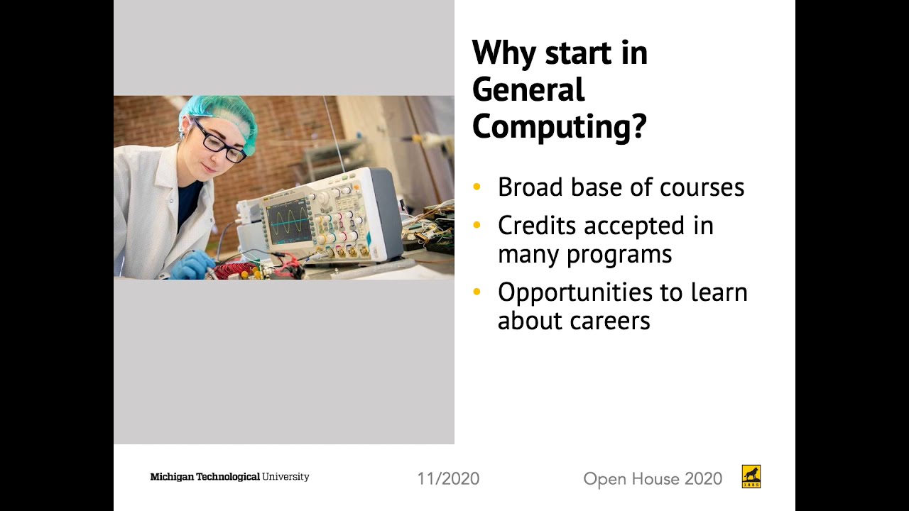 Preview image for Open House 2020: General Computing video