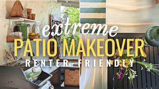 I Turned This Sad Patio Into A Dream Outdoor Kitchen Renter-Friendly