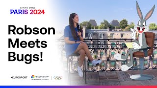 Laura Robson Grilled By Bugs Looney Tunes Presents Sports Talk With Bugs Bunny