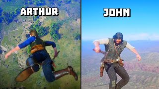 Arthur Vs Johns Falling Scream - Rdr2