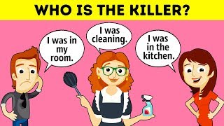 8 RIDDLES ON CRIME AND BETRAYAL. BRAIN TEASERS WITH ANSWERS