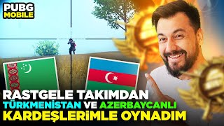 Rastgele Takimla Gi̇rdi̇m Türkmeni̇stan Ve Azerbaycanli Kardeşleri̇mle Oynadim Pubg Mobile