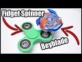 FIDGET SPINNER VS BEYBLADE (Beyblade Burst) ベイブレードバースト