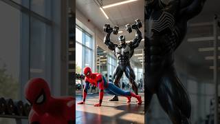 When Spiderman & Venom Hit The Gym To Impress Gwen.