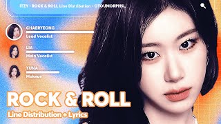 Itzy Rock & Roll Line Distribution With Lyrics Color Coded By Otoumorphsl