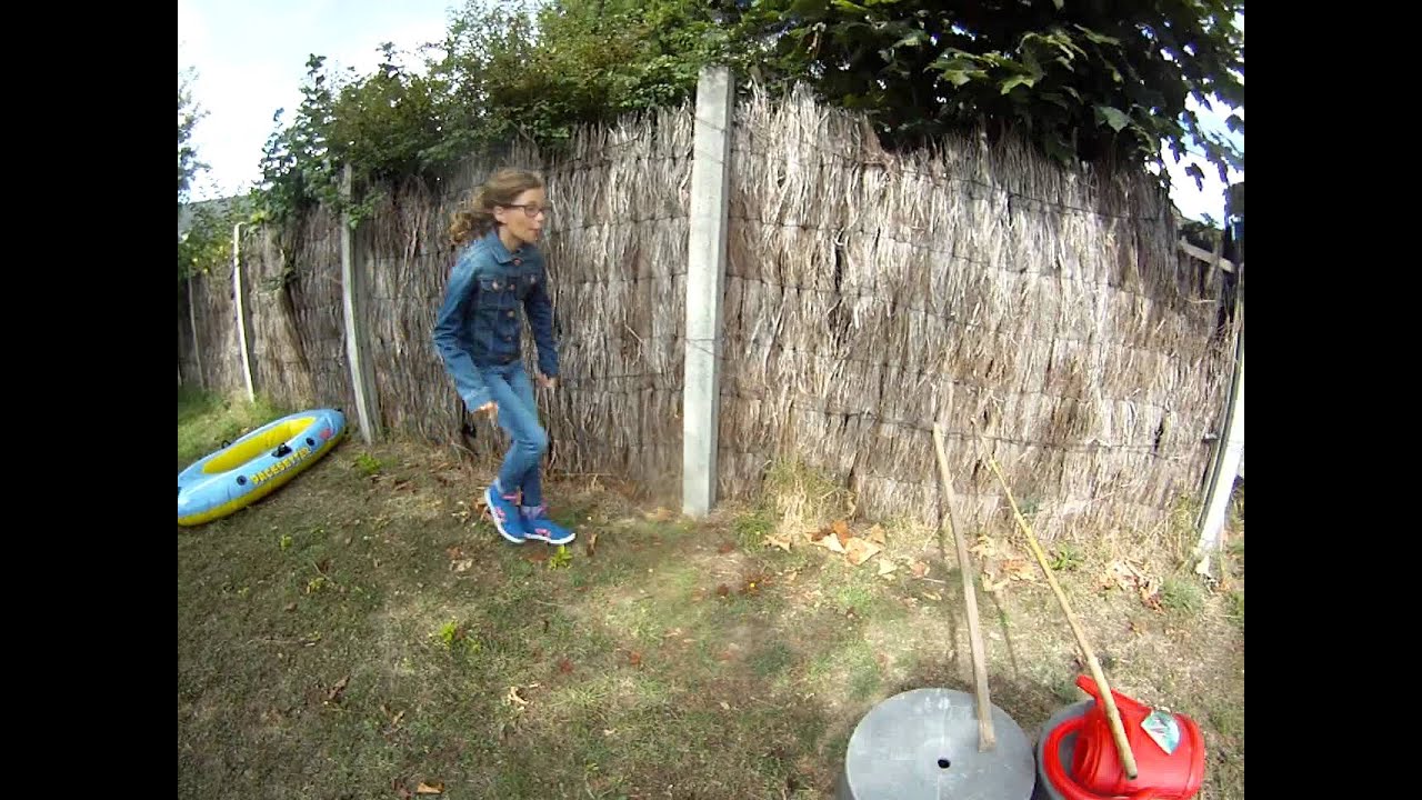 parcours de saut d'obstacle a pied - YouTube parcours de saut d'obstacle a pied - YouTube