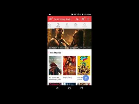 How to download movie,trailer,music from android.