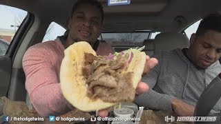 Eating Arby's Greek Gyro @hodgetwins