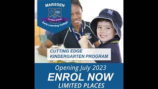 Opening July 2023 Marsden Early Learning College - New Model For Childcare