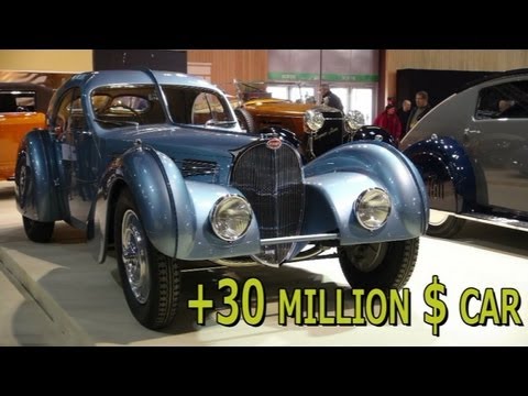 Most expensive car in the world Bugatti Type 57SC Atlantic 30 million 