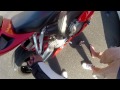 Mulher bate carro na moto do Sodinha! Video feito pra usar como prova no seguro.