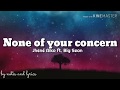 Jhené Aiko ft.Big Sean - None of your concern (Lyrics)