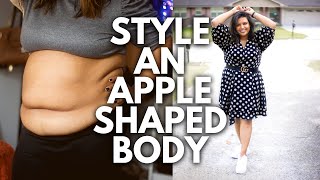 How to Style an Apple Shape Body | plus size fashion tips