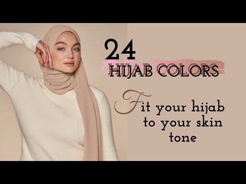 Best 24 Hijab Colors (names) For your Skin Tone /  24 ÙÙÙ Ø§ÙØ­Ø¬Ø§Ø¨ Ø§ÙÙÙØ§Ø³Ø¨Ø© ÙÙÙ Ø¨Ø´Ø±Ø© - YouTube