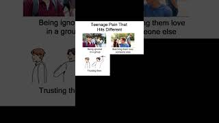 Teenage Pain That Hits Different Starter Pack