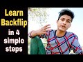 Learn how to do a backflip / Backflip tutorial in hindi / backflip in simple steps / by sahil joshi