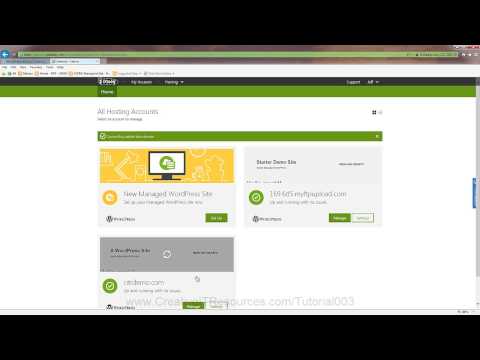VIDEO : tutorial 003 - godaddy business managed wordpress overview - tutorial notes, links and resources: http://www.creativeitresources.com/tutorial003 thetutorial notes, links and resources: http://www.creativeitresources.com/tutorial00 ...
