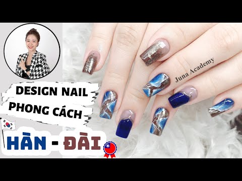 Làm nail đẹp phong cách Hàn Đài - Làm nail design
