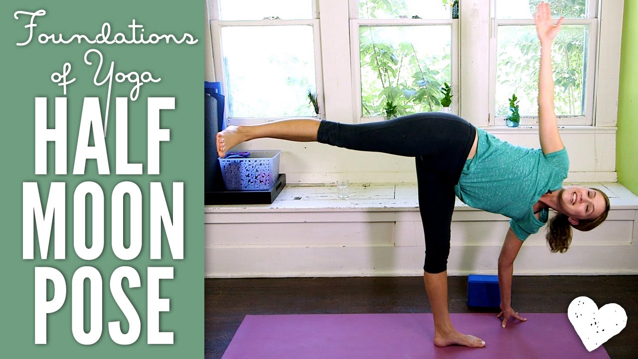 Half Moon Pose - Foundations of Yoga - YouTube