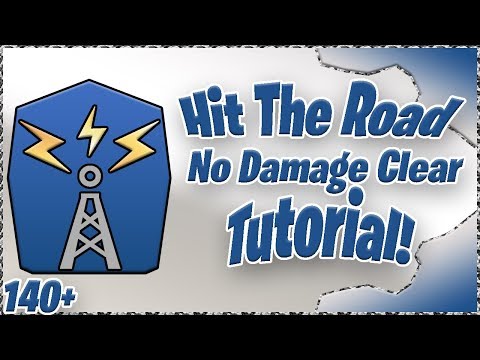 Fortnite STW | HIT THE ROAD 140 No Damage Clear | Tutorial!