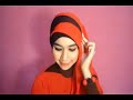 image Tutorial Hijab Paris Segitiga Simple Style Untuk Pesta Riksa Fitri Tutorial Hijab Modern