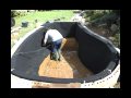 Pond liner installation video from QBS Butyl (UK)