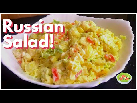 Russian salad recipe | healthy salad recipe | best for all parties
