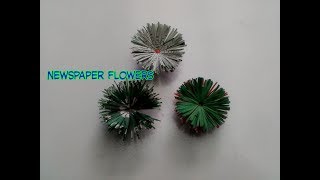 Newspaper Flowers L Membuat Bunga Dari Koran Bekas