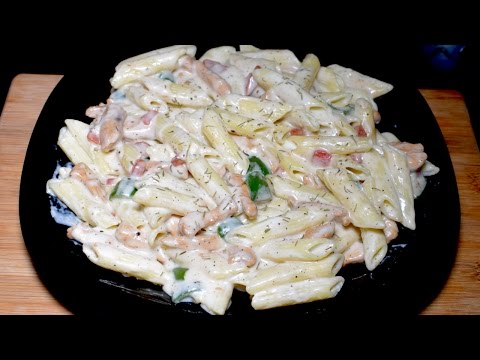 Youtube Pasta Alfredo Recipe With Chicken In Urdu