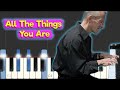 All The Things You Are - Jazz Piano Tutorial