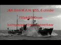Old diesel engine, SmitMAN 750pk@300rpm, Dutch pilot boat