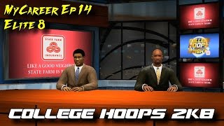 College Hoops 2K8 - Mycareer Ep. 14 - Ncaa Tourney Elite 8