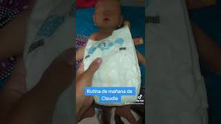 Rutina De Mañana Con Mi Bebé Reborn De Silicona Claudia.