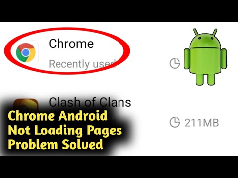 Chrome Android Not Loading Pages Problem Solved