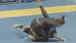Women's Nogi Jiu-Jitsu California Worlds 2019 D029 Purple Belts Chelsea Chandler Armlock Submission