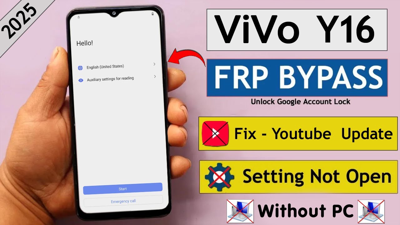 2025 – Vivo Y16 Frp Bypass/Unlock Without Pc – Fix 2025 – Vivo Y16 Frp Bypass/Unlock Without Pc – Fix
