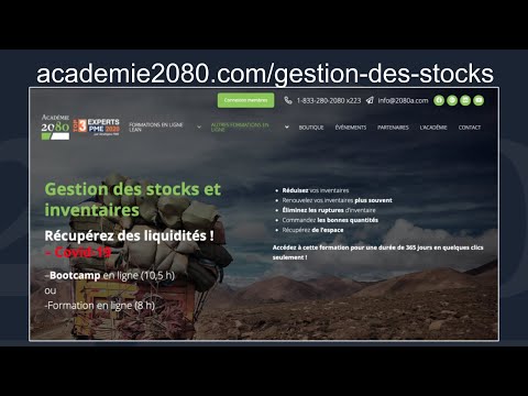 Webinaire Récupérer des liquidités à même vos inventaires