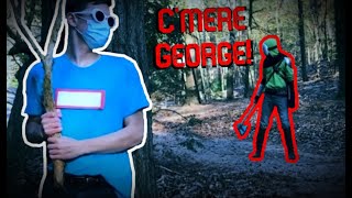 George During Minecraft Manhunts... But in Real Life (Live Action Manhunt #2)