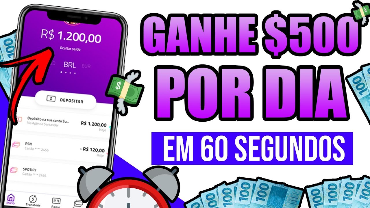 [Esse App Paga $500 POR DIA] MELHOR APLICATIVO PARA GANHAR DINHEIRO/Como Ganhar Dinheiro na Internet