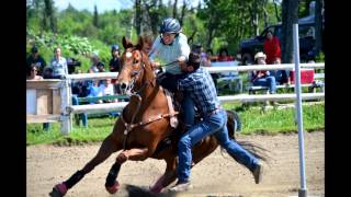 Compétition de gymkhana au centre équestre Jessy Dufresne 2015