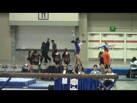Hannah Oliveros Level 9 Circle of Stars 2014 Beam