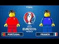 Euro 2016 Final : Portugal vs France 1-0 ( Film in Lego Football Highlights )